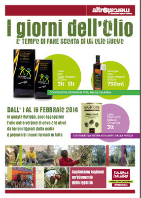 I giorni dell'olio del solidale italiano
