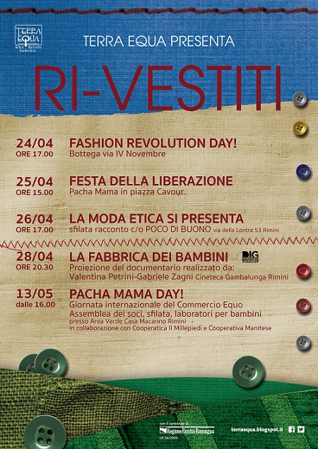 Fashion Revolution Week Moda Etica a Rimini